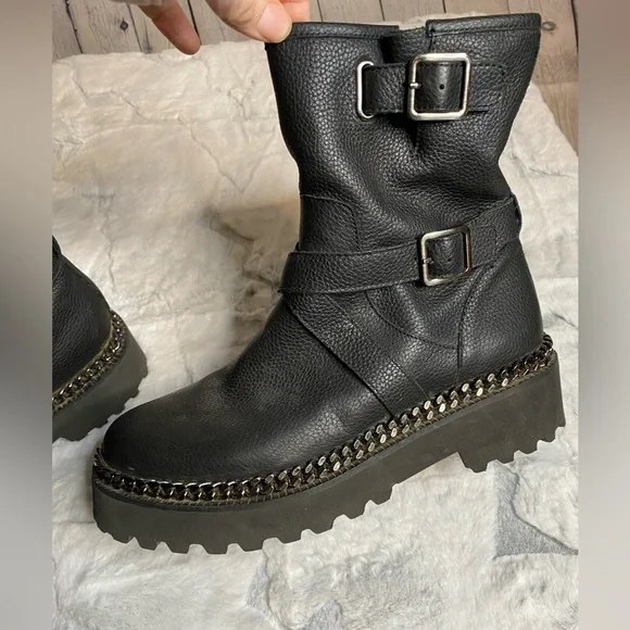 Vince Camino Women's Messtia Buckle Lug Sole Boots size 7.5 - Picture 4 of 8